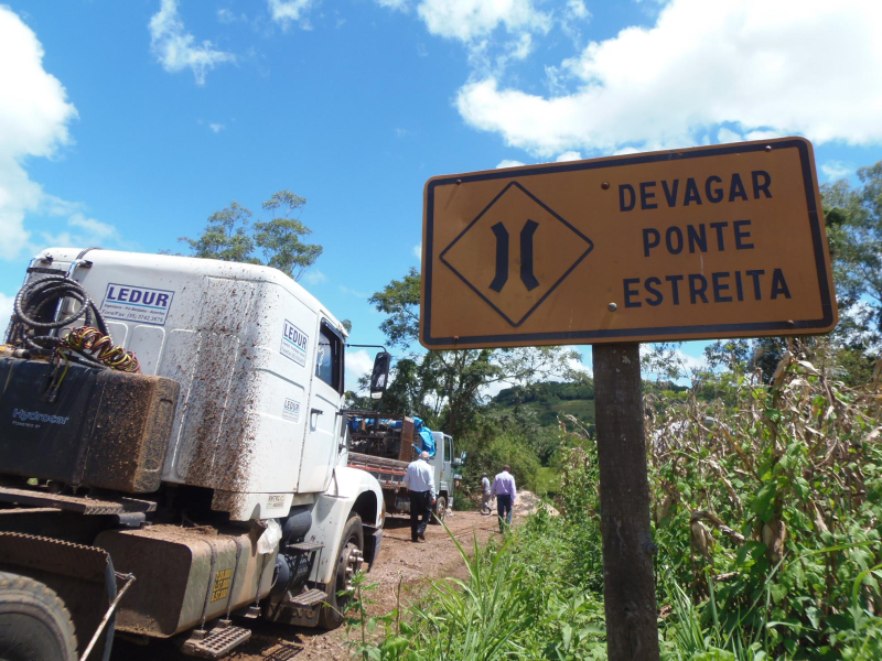 Ponte do Tateto em construção